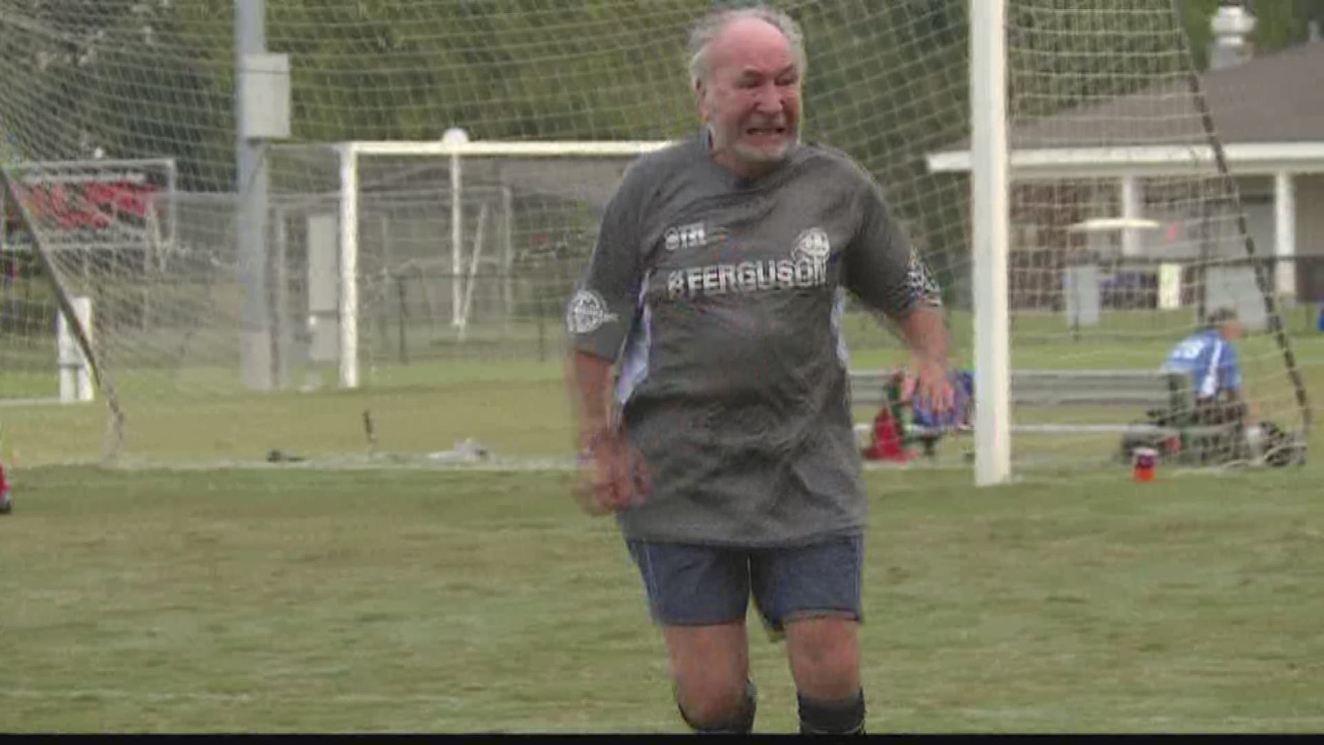 At 85 years old, John Samuel plays in a weekly soccer league in Virginia Beach