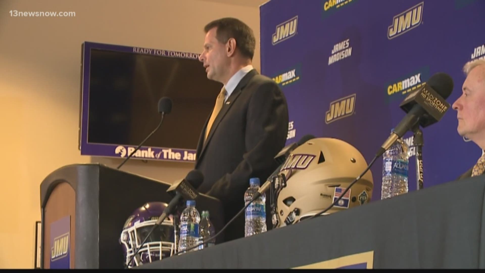 Curt Cignetti taking over officially as the new head football coach at James Madison on Monday. He comes over from Elon after two seasons. While there, he led the Phoenix as the first CAA school to upset the Dukes and snap their 22 game conference win str