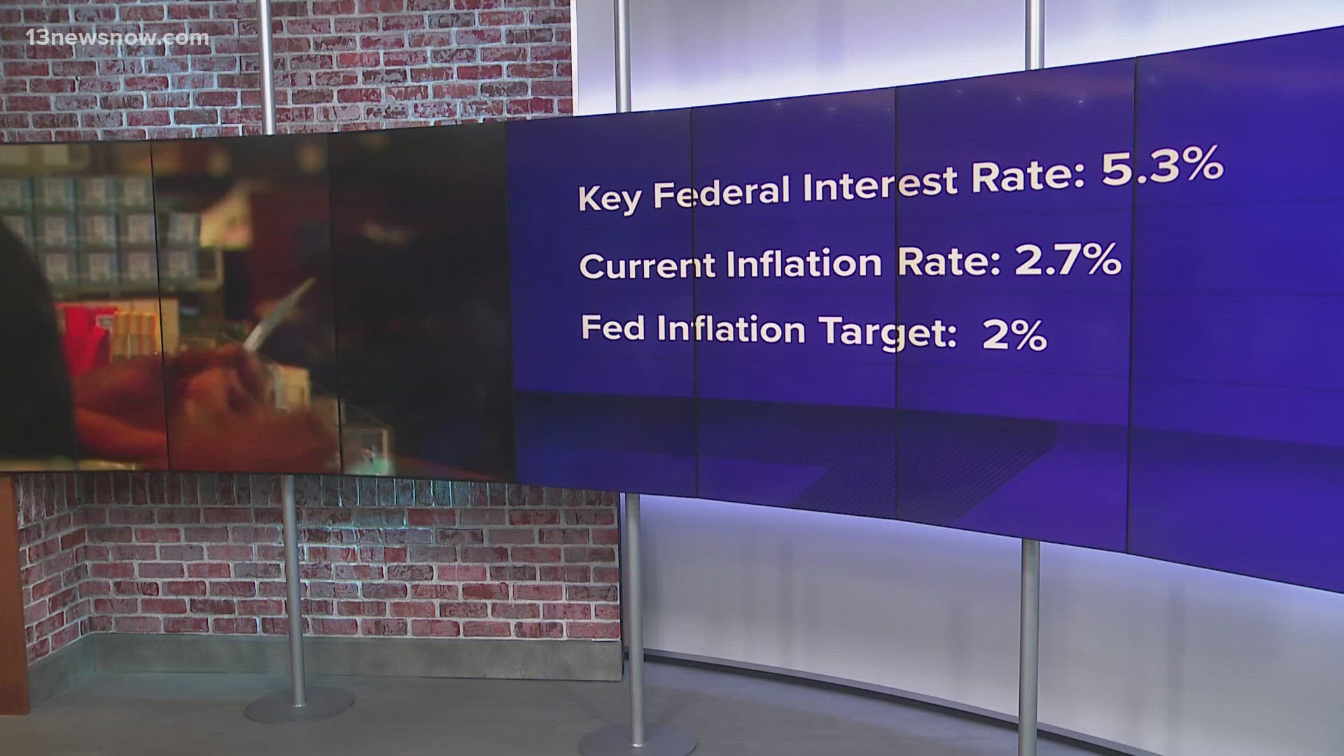 The Federal Reserve said today stubborn inflation numbers are keeping them from bringing the key rate down.