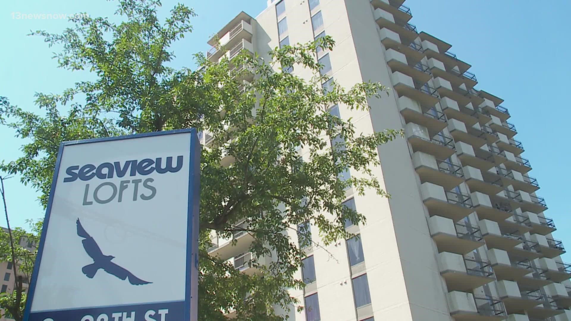 Residents, who were given only 48 hours to vacate the SeaView Lofts apartment building, have been off the property for almost a week