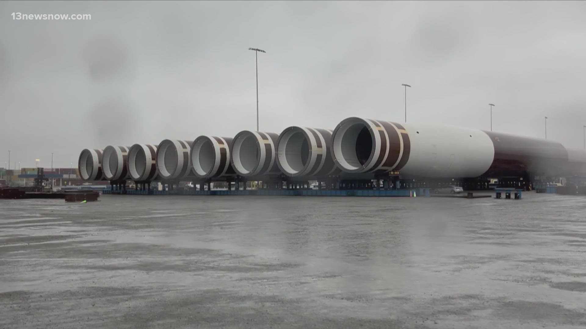 Teen girls from Hampton Roads tour the Portsmouth Marine Terminal and learn more about Dominion Energy's Coastal Virginia Offshore Wind Project.