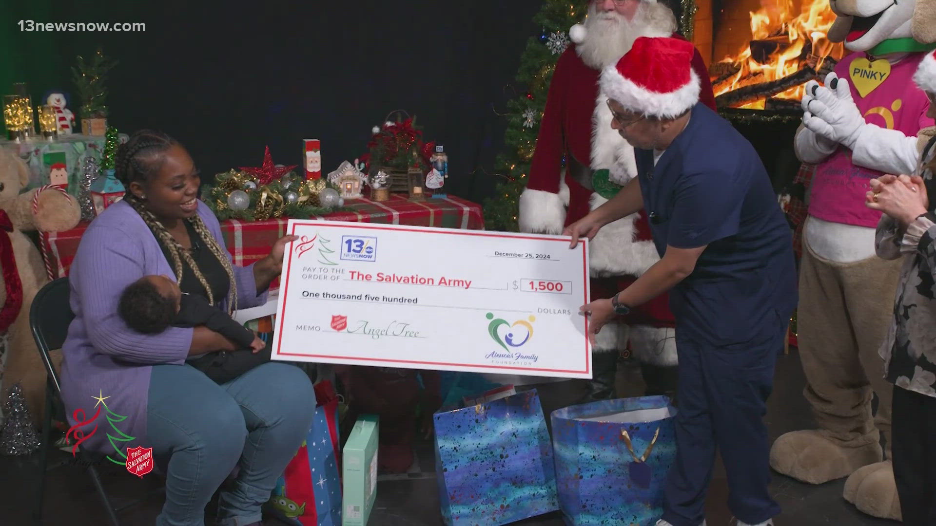 13News Now had the chance to meet some of the families behind the Angel Tree campaign, including LaPortia Scott and her family.