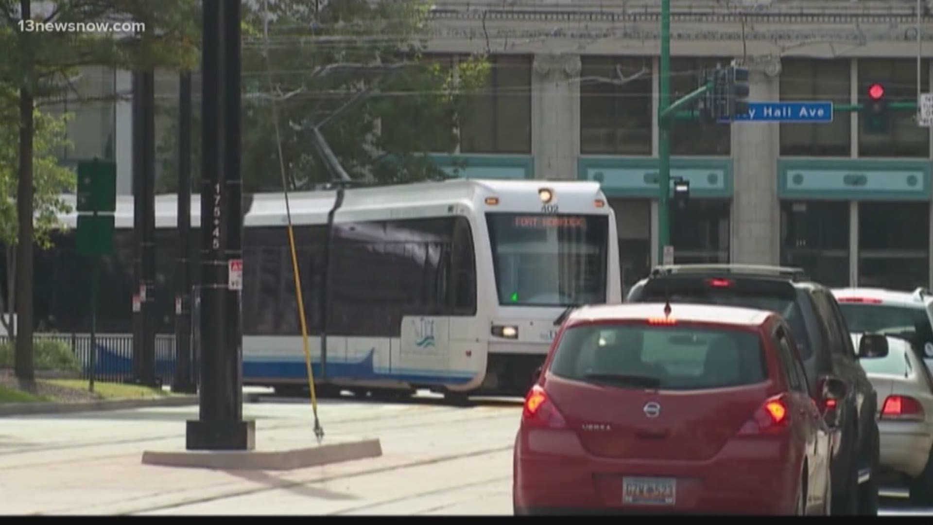 A plan to extend light rail on Norfolk's west side is stalled.