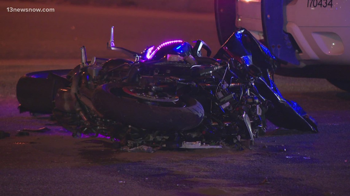 Fatal crash involving motorcycle in Virginia Beach | 13newsnow.com