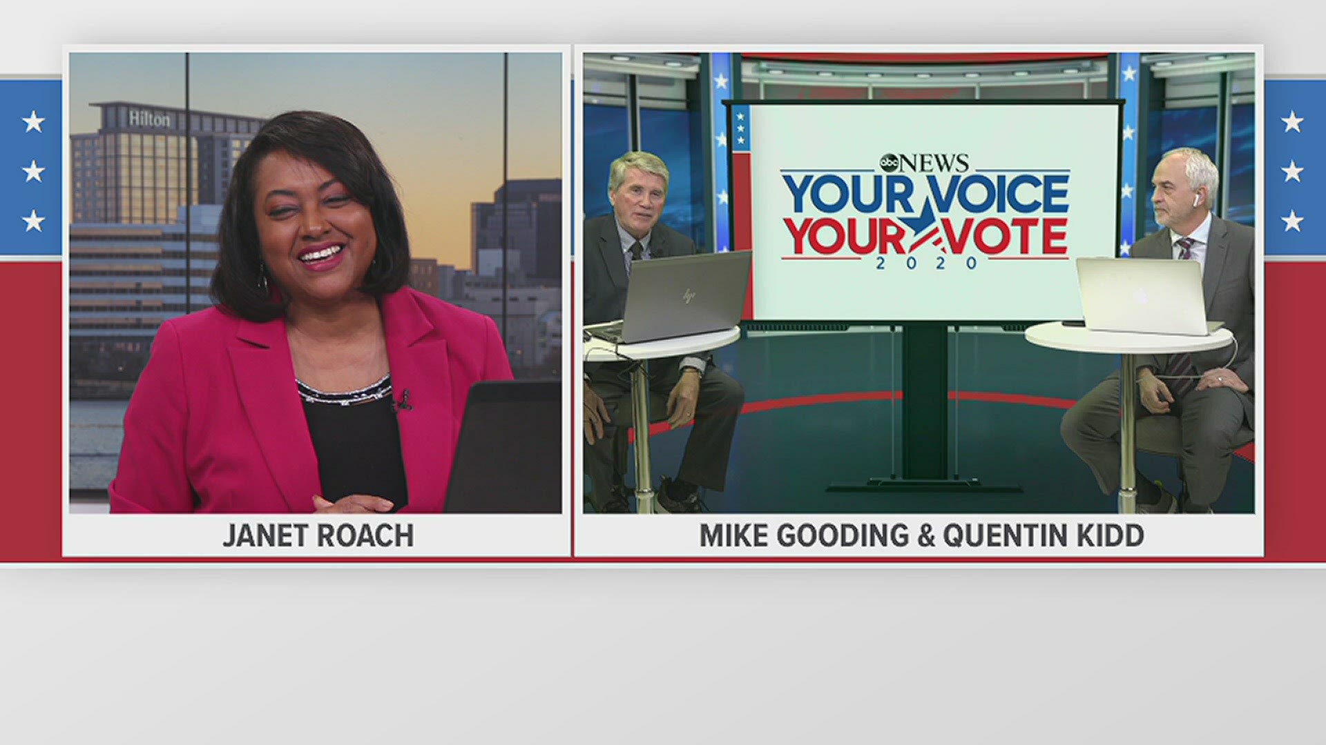 13News Now political analyst Quentin Kidd talks with Mike Gooding and Janet Roach about early returns.