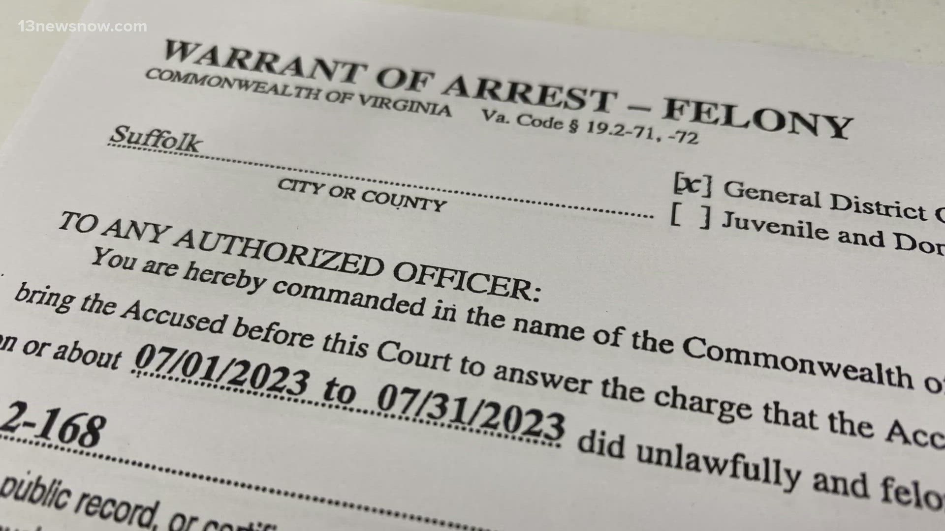 According to court documents, the two officers were working second jobs while on duty for the Suffolk Police Department and took money from both employers.