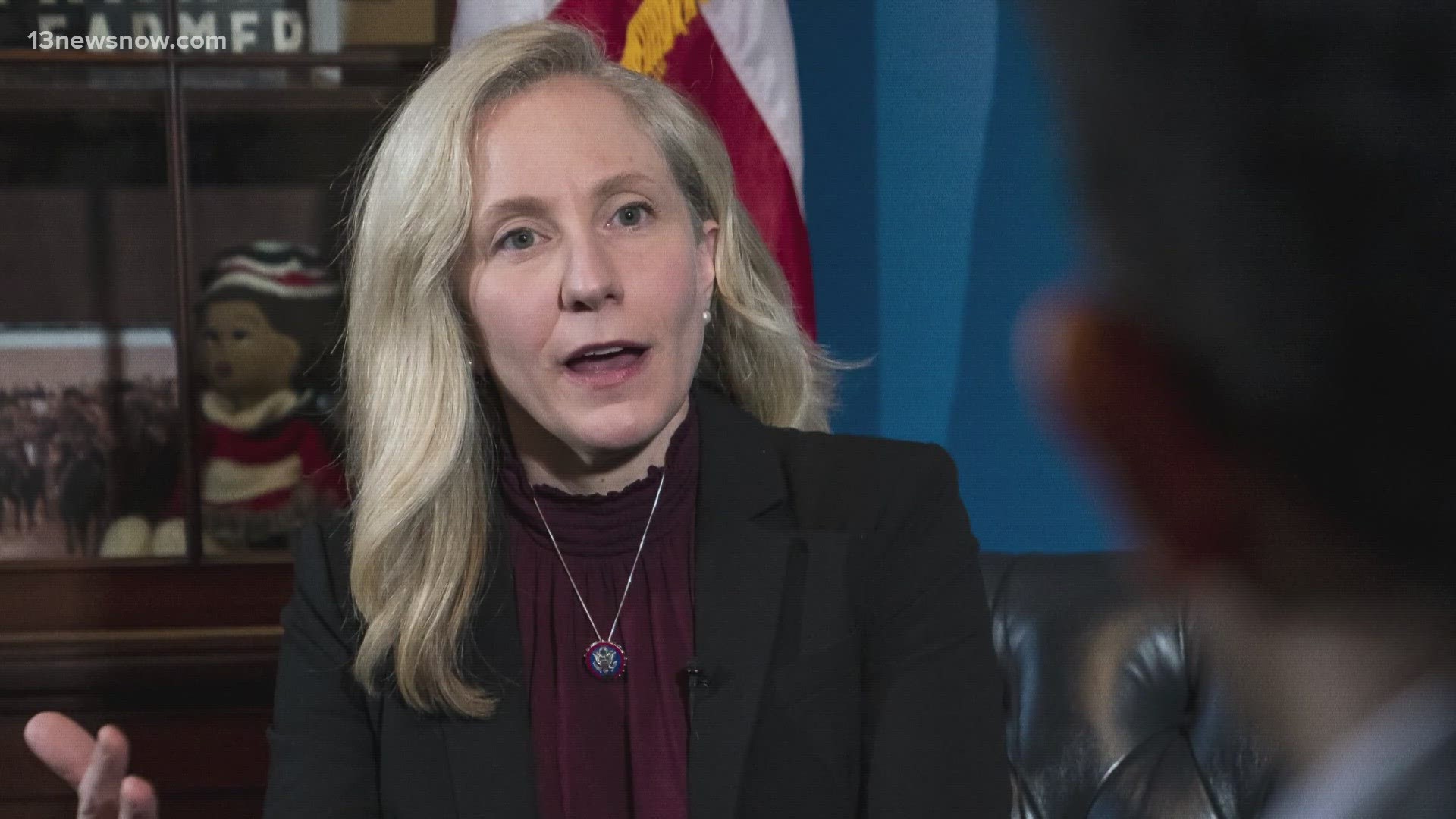 Democratic Congresswoman Abigail Spanberger says she will not seek re-election in the U.S. House of Representatives but will run for governor in 2025 instead.