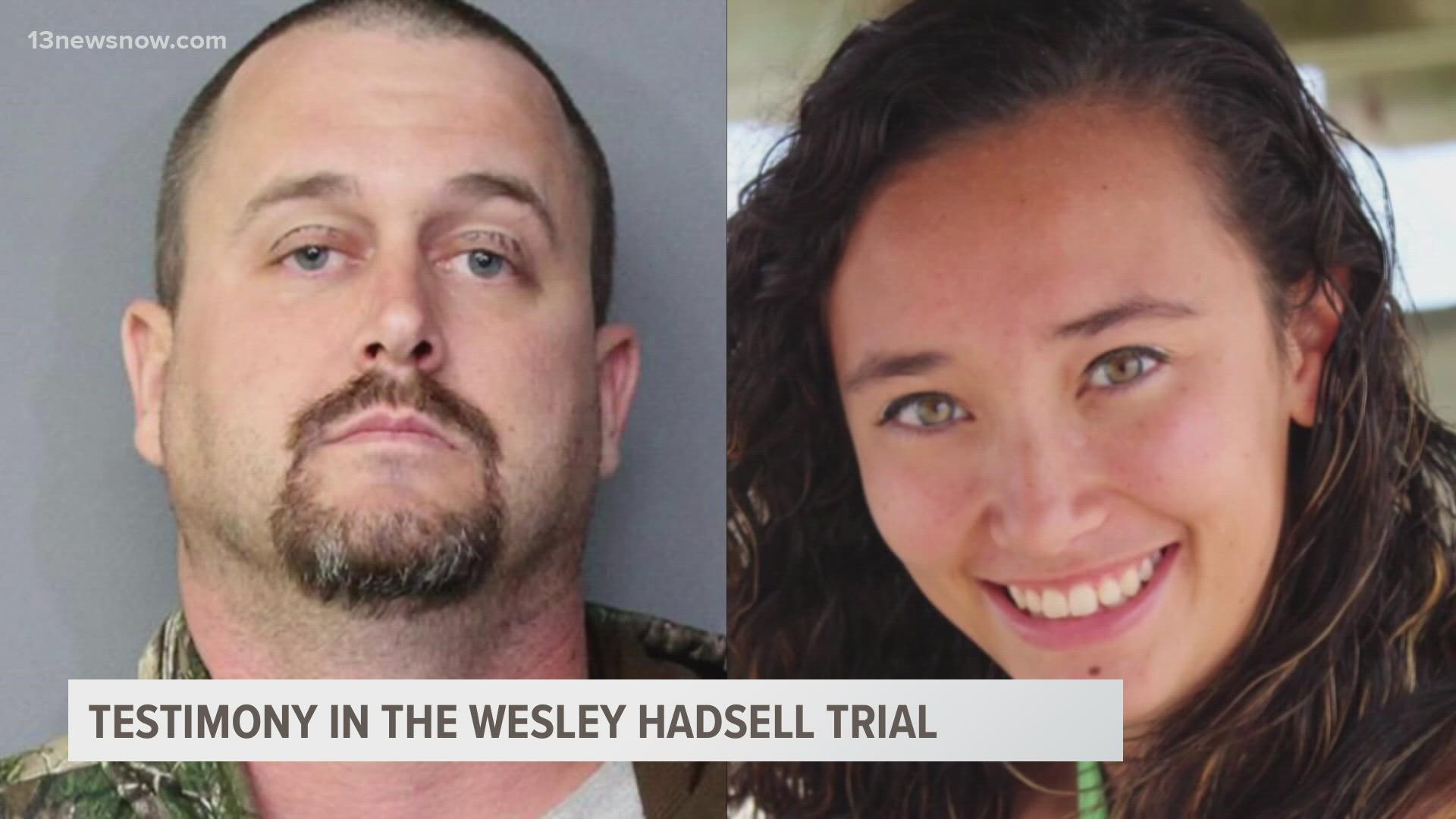 Wesley Hadsell is accused of killing his step-daughter AJ Hadsell in 2015 while she was home on spring break from Longwood University.