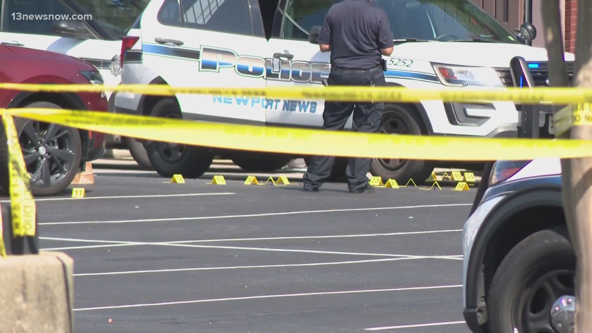 Newport News police have arrested 34-year-old Dominique Butts after an armed robbery at a Navy Federal Credit Union turned into a deadly police shooting.