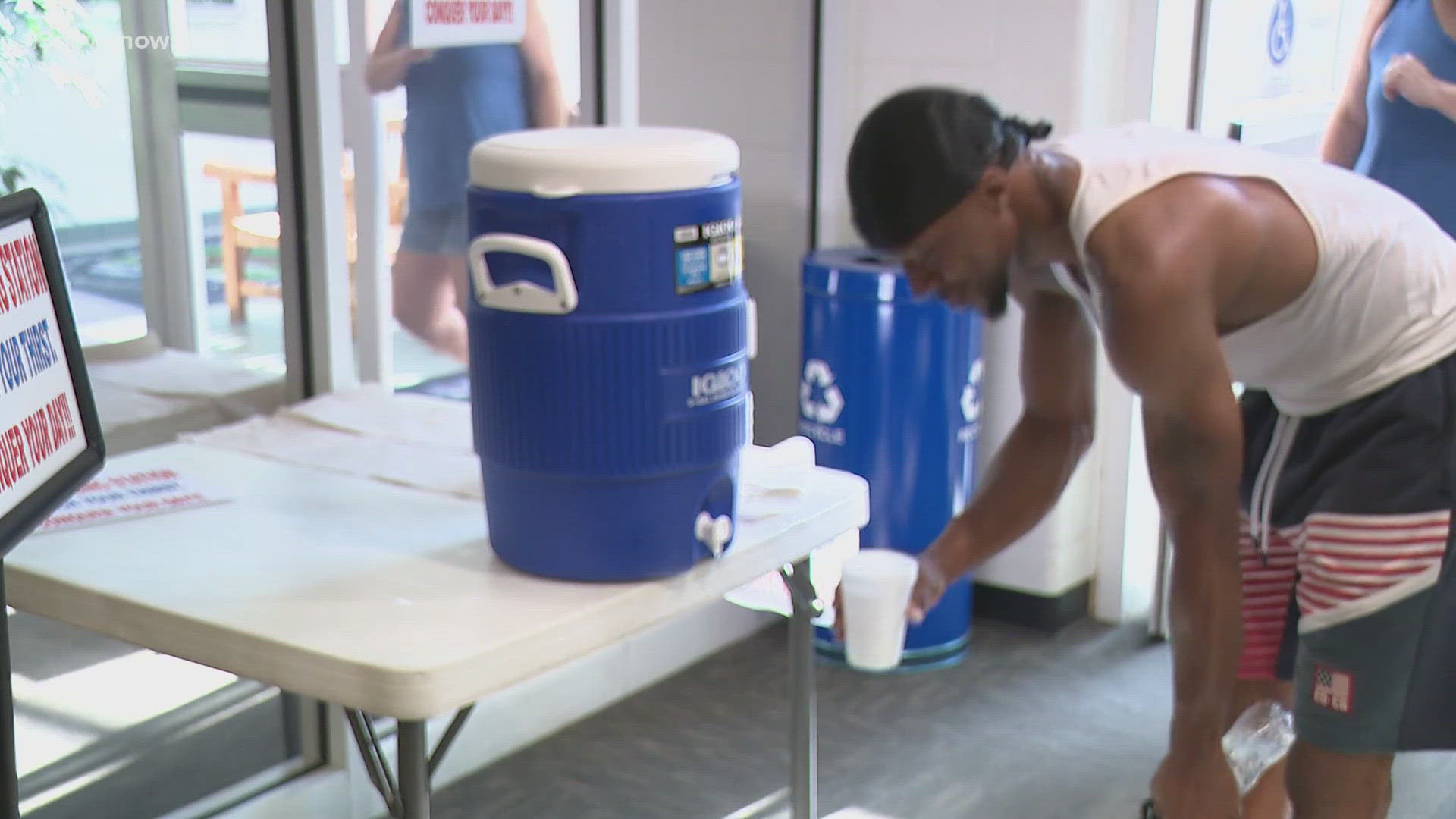 Another hot weekend pushed Newport News city leaders to open cooling centers around the city.