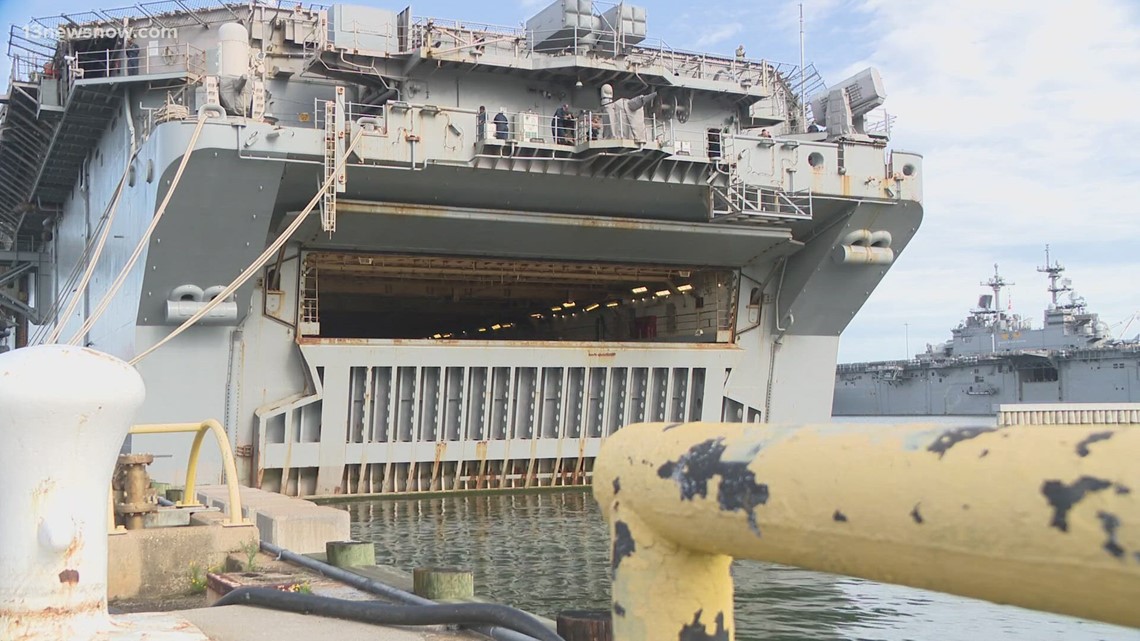 USS Bataan amphibious ready group heads toward Israel | 13newsnow.com