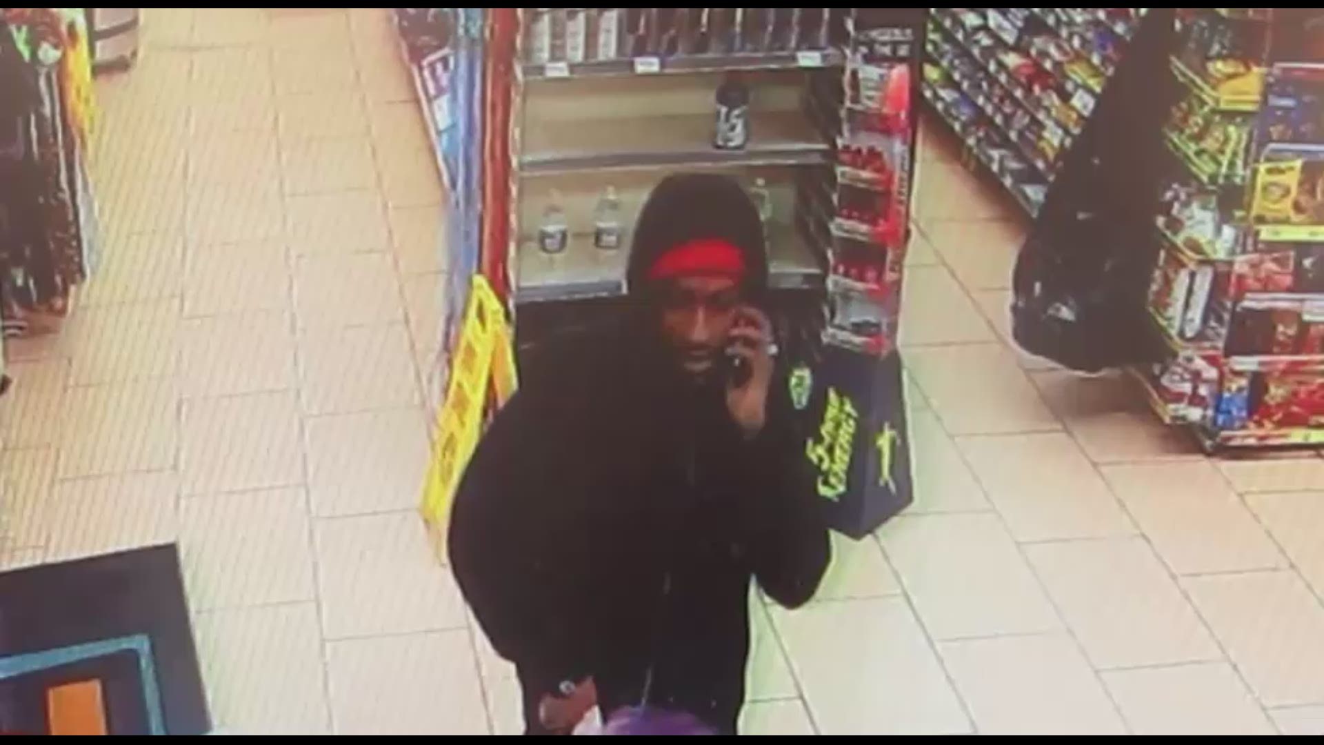 Police said this man in the photo fired his weapon during a robbery inside a Newport News 7-Eleven early morning Friday. (Credit: Newport News Police Department)