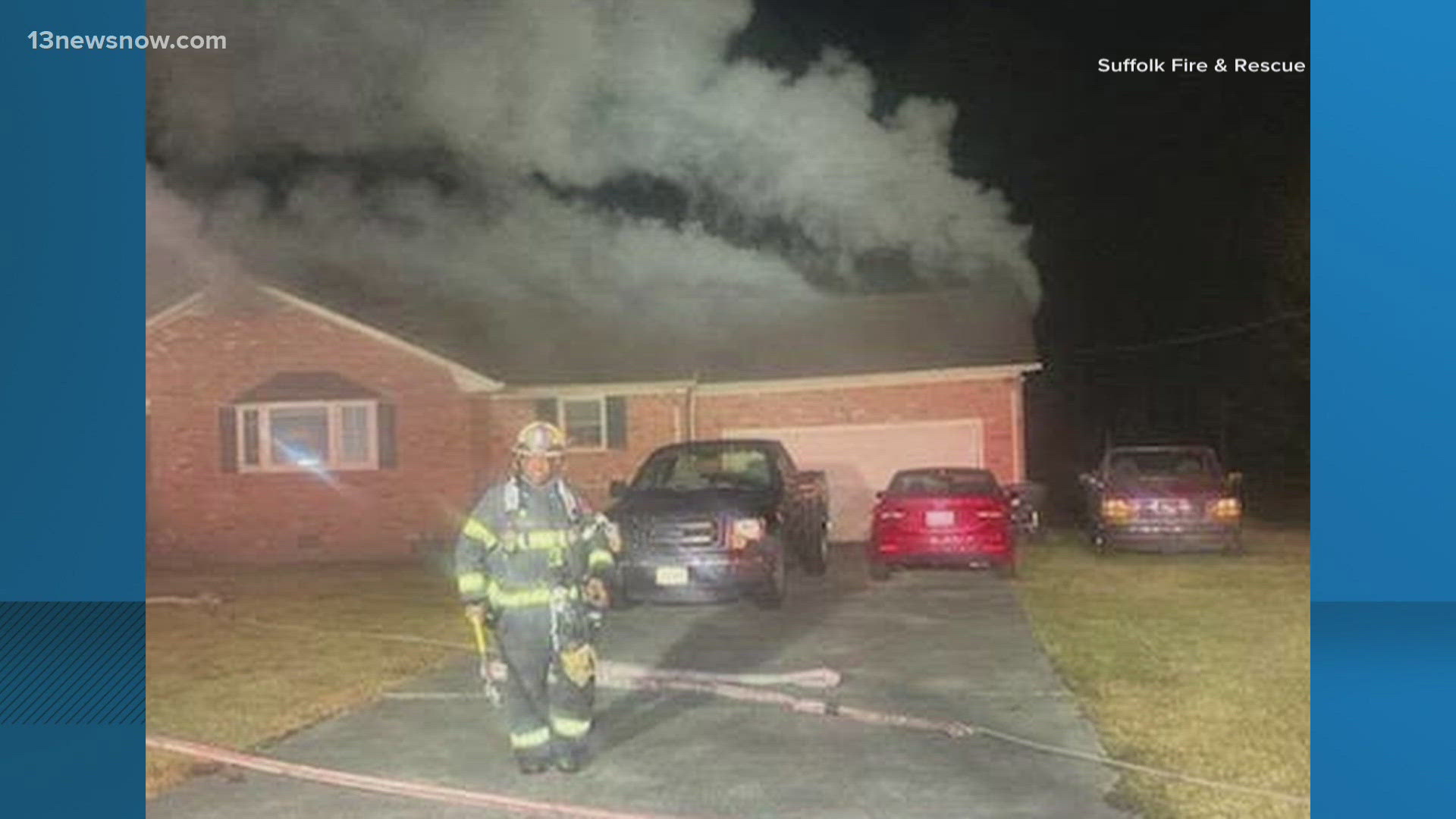 2 displaced in Suffolk house fire | 13newsnow.com