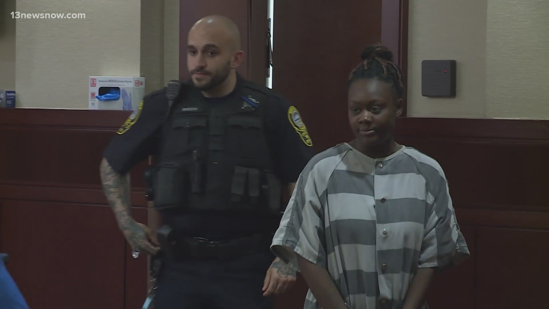 A woman accused of abusing and killing her 9-day-old baby will stay behind bars for now.