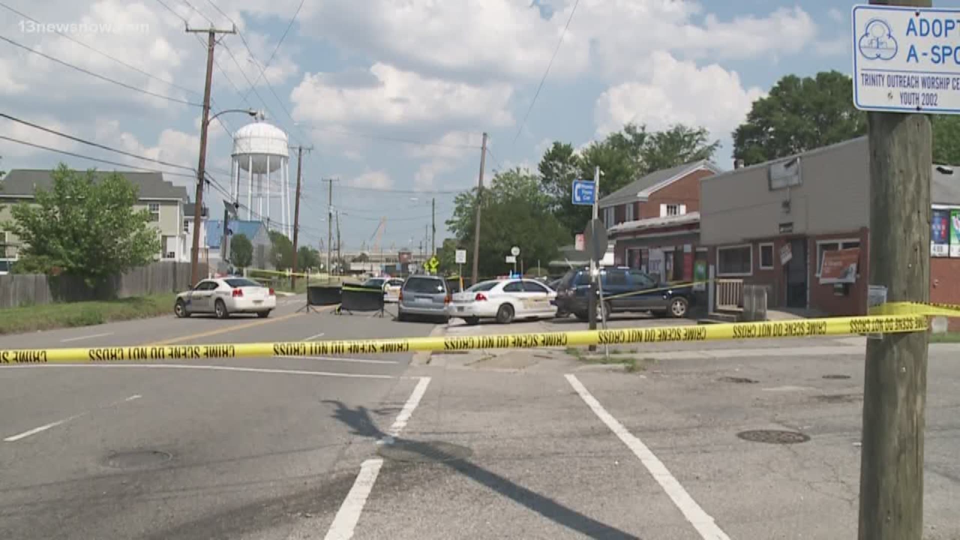 Police said the man was shot in the torso, and he was pronounced dead on the scene.