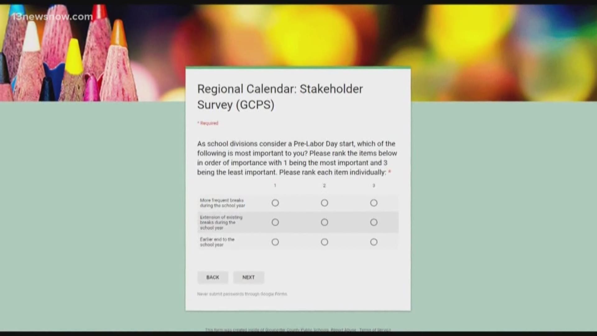 gloucester-county-school-board-to-compile-survey-data-discuss-early-start-to-school-year-13newsnow-com