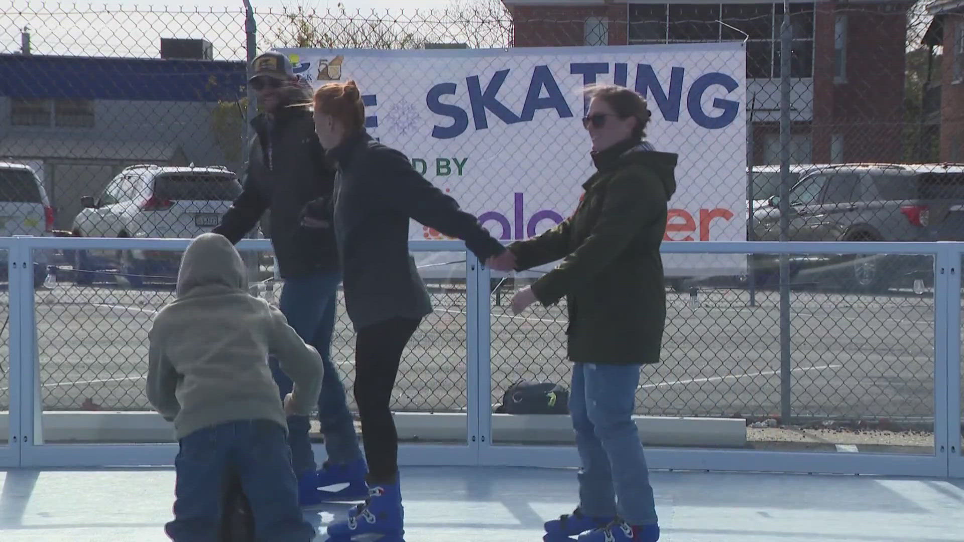 Suffolk debuted an outdoor skating rink on December 1. The rink is open at certain times Thursdays through Sundays.