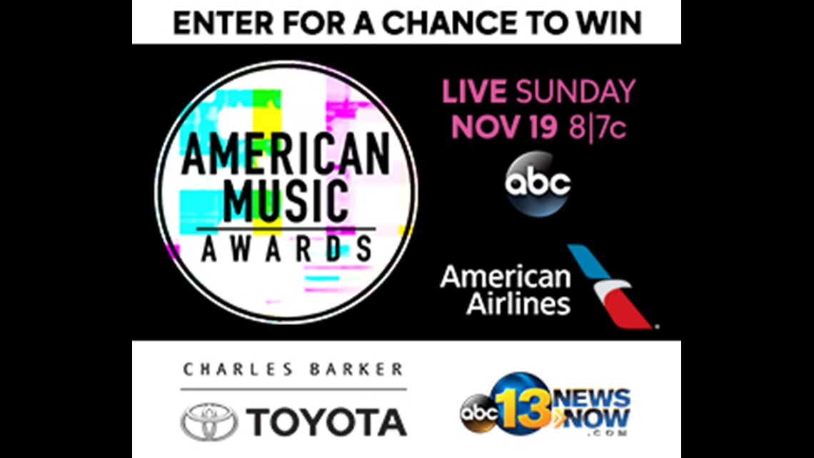 Fly Away to the AMAs sweepstakes rules | 13newsnow.com