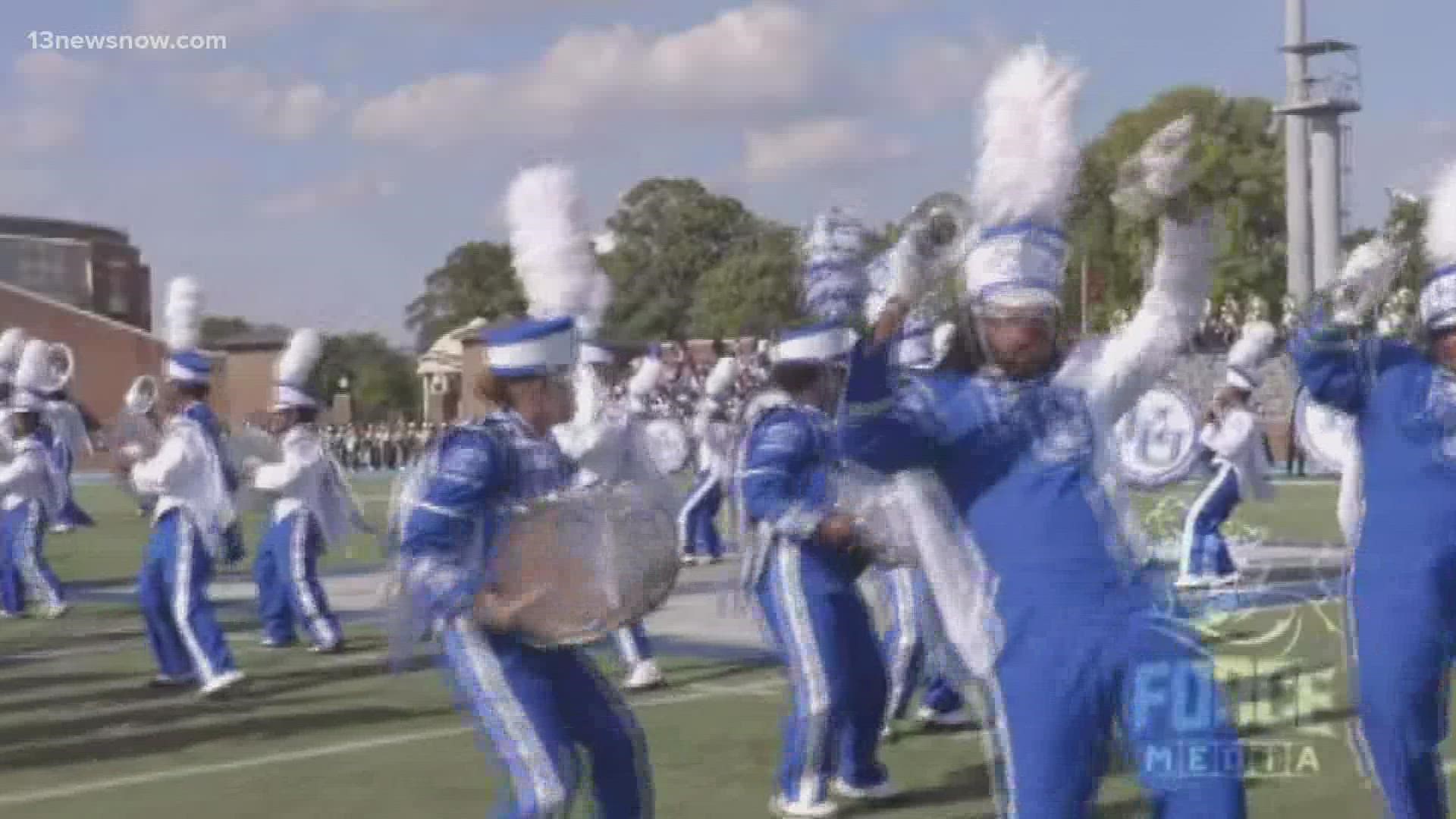 "You have a minute and fifteen seconds to show the world what you can do." Hampton University will be the only HBCU in the parade this year.