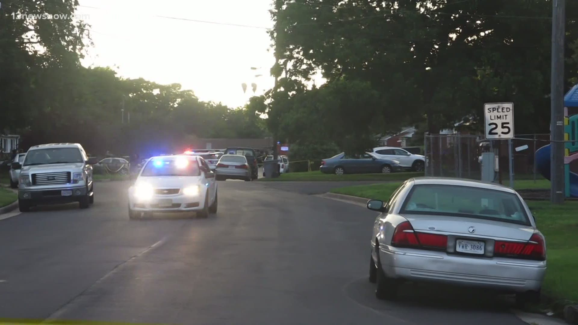 Hampton police are investigating a homicide and a barricade situation on the same street. It all started on Berkley Drive around 6 p.m. Tuesday.