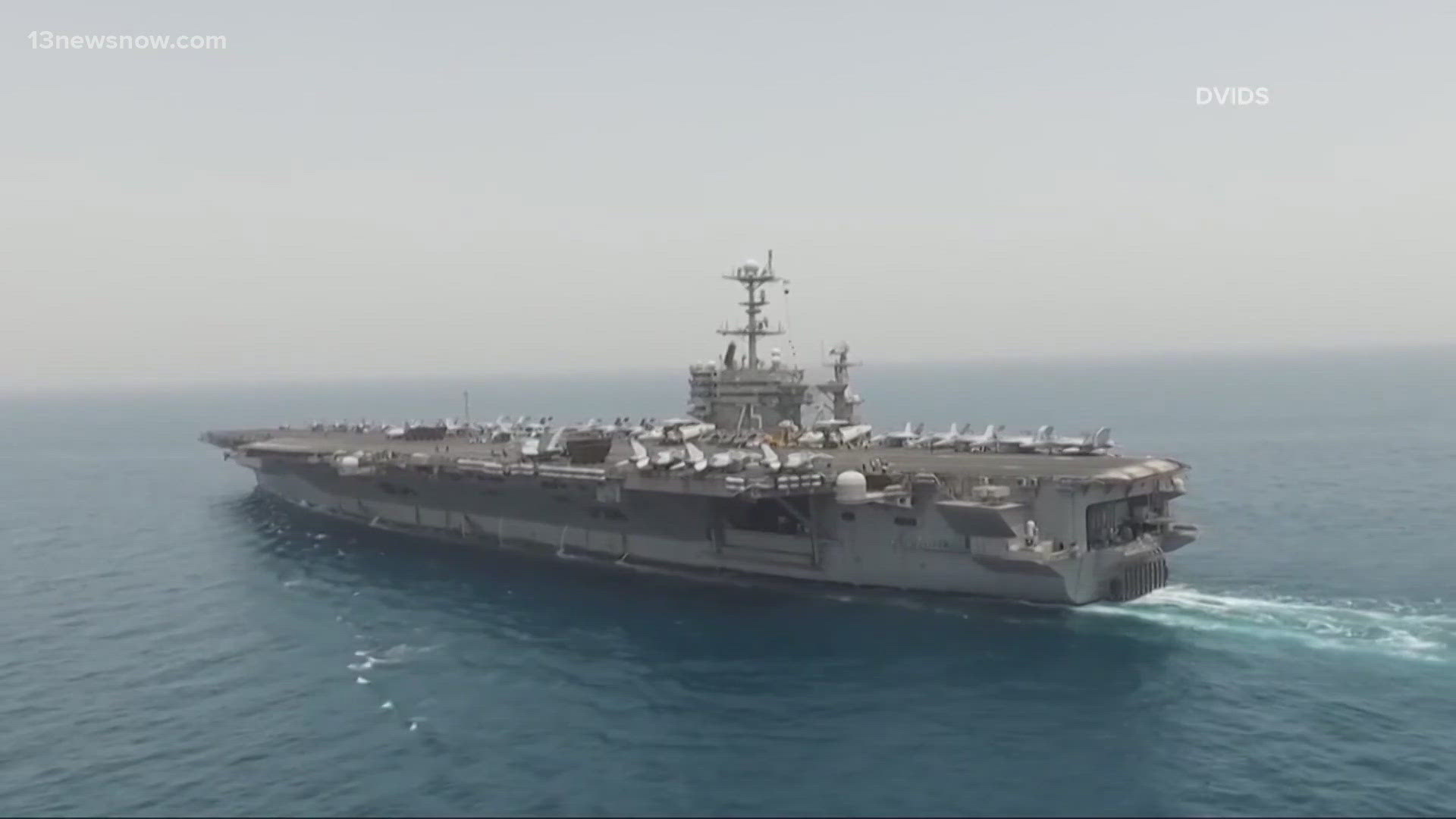 The USS Harry S. Truman Carrier Strike Group is in the Middle East, where much of the conflict between Hamas, Israel and Houthi rebels has taken place this year.