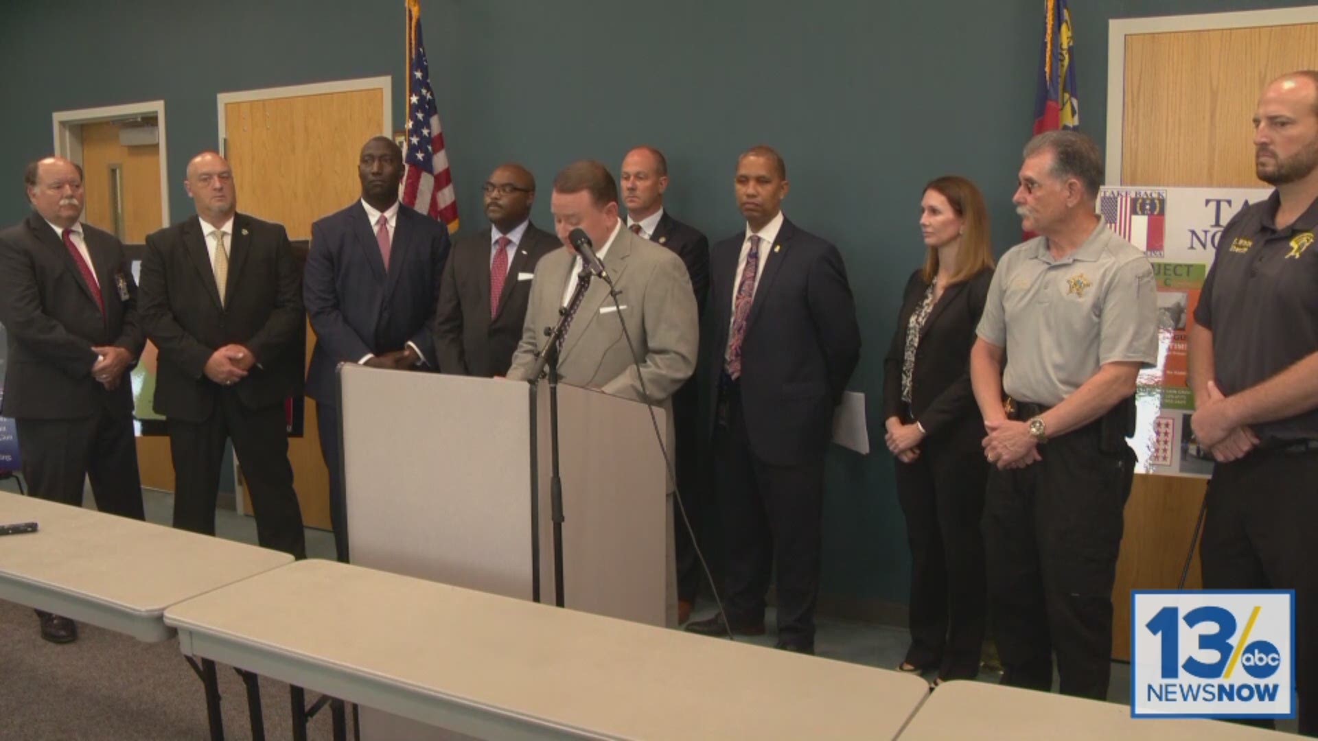 Law enforcement at local, state and federal levels are coming together to fight violent criminals and drug trafficking in North Carolina.