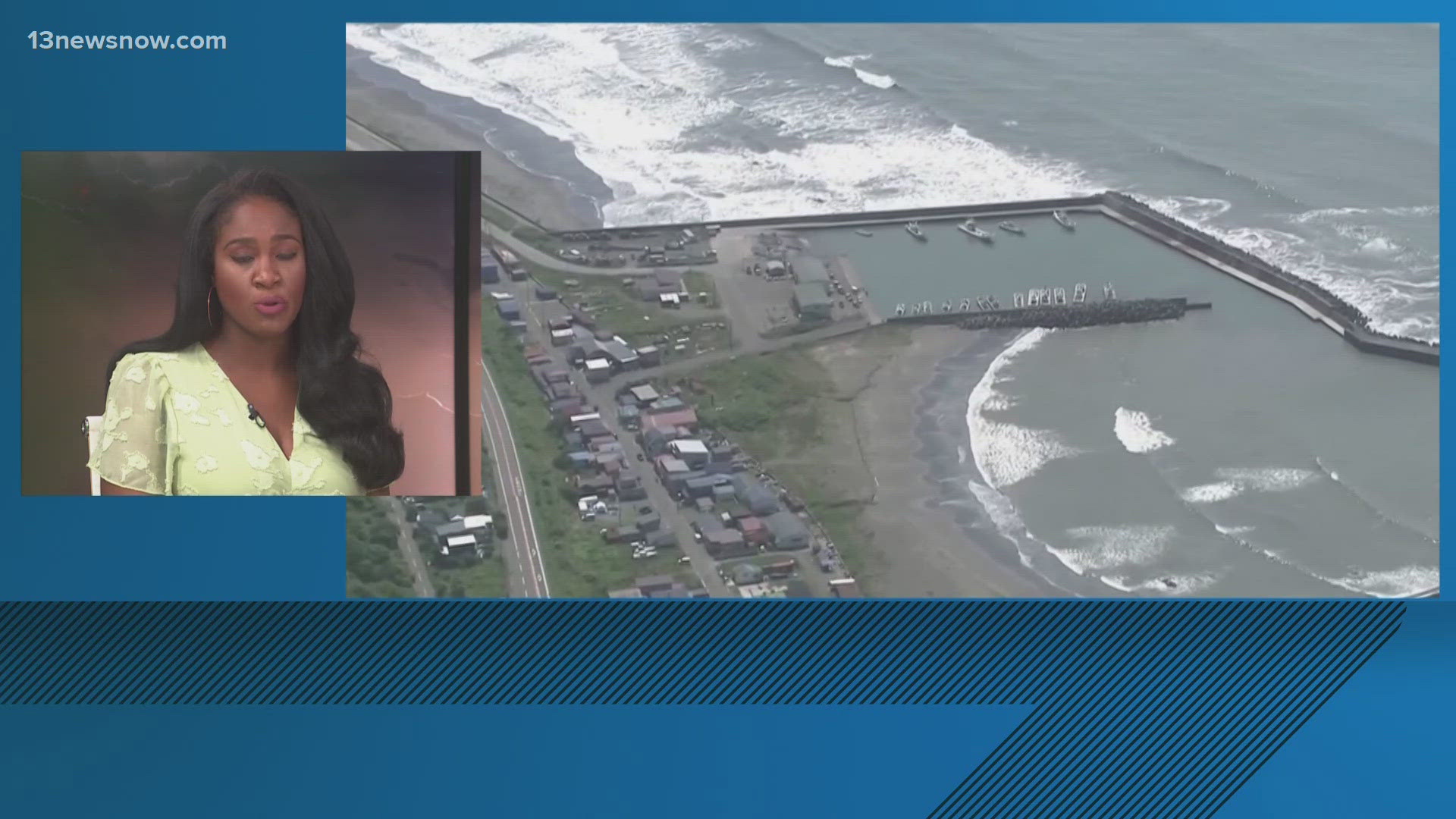 Hawaii saw the highest tsunami wave after an earthquake, with waves reaching five feet and seven inches.