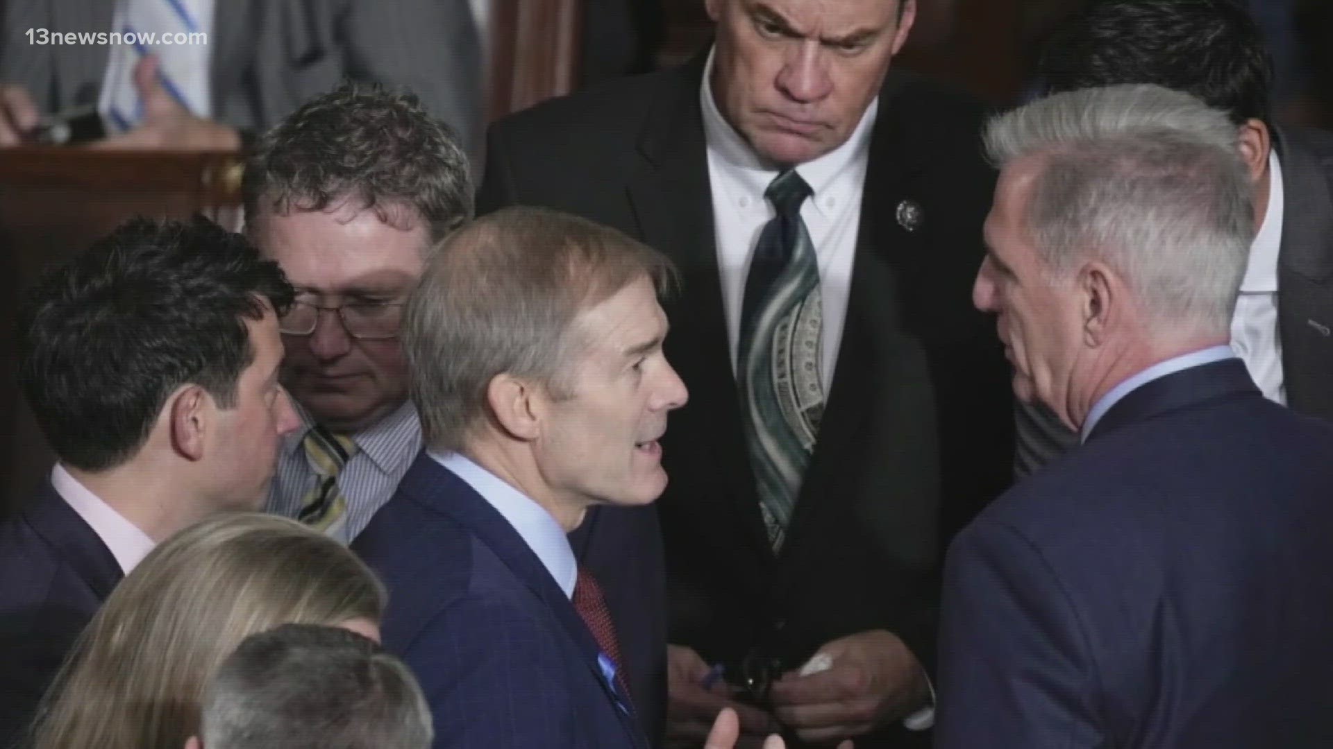 Refusing to drop out, Republican Rep. Jim Jordan told GOP colleagues Thursday he will back a temporary U.S. House speaker as he works to shore up support.