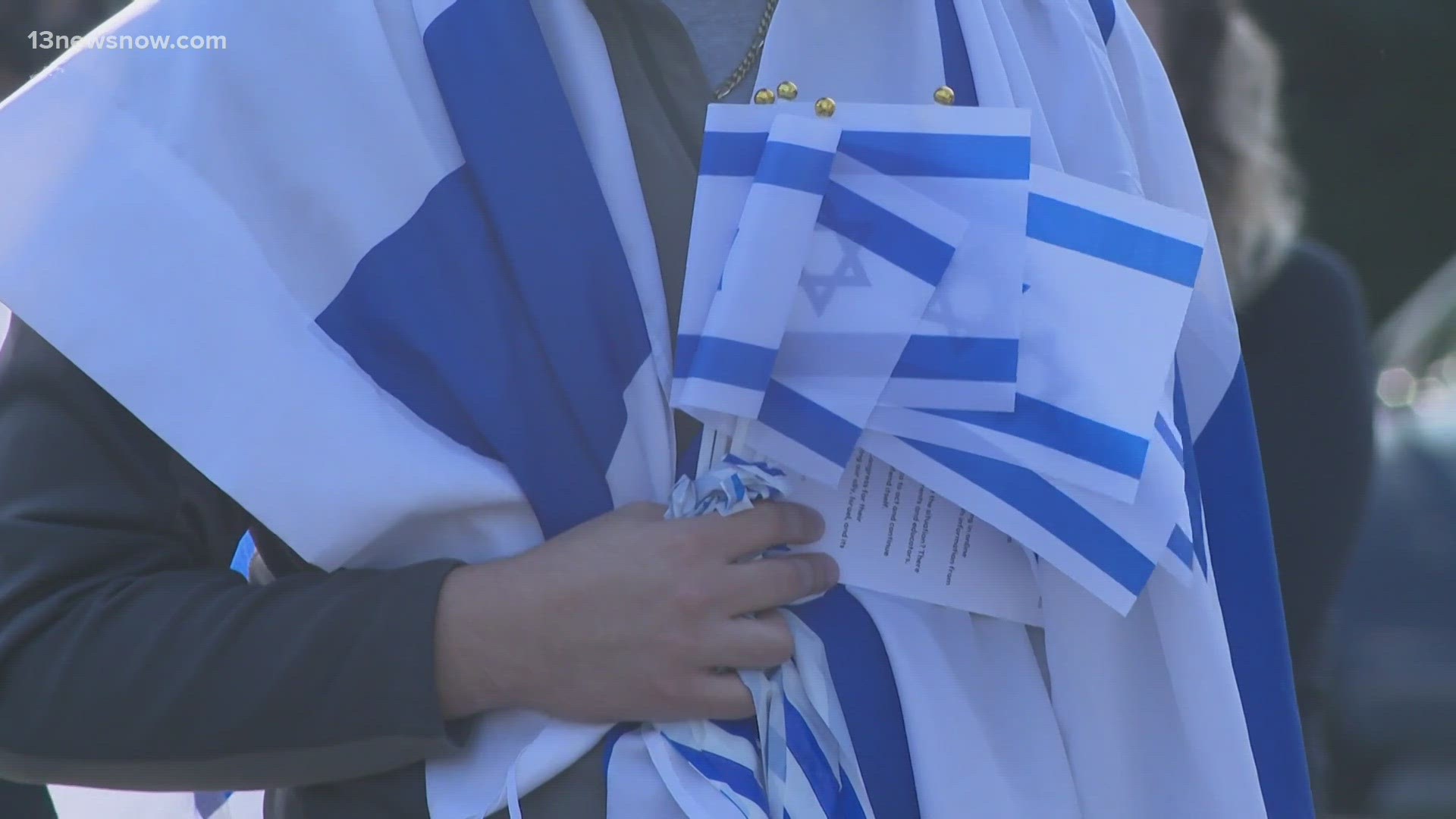 Groups from across Hampton Roads came together to stand with members of Virginia's Jewish community.