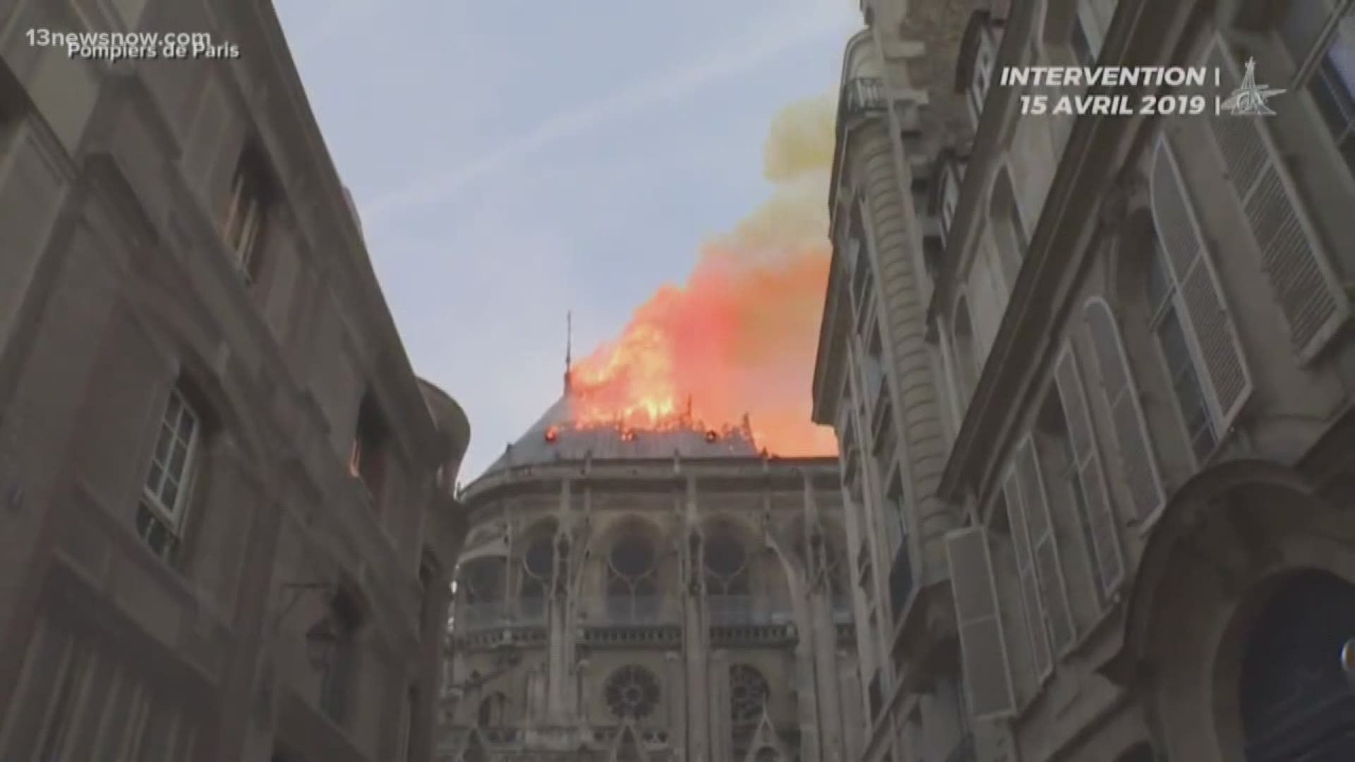 Karl Werne was in Paris among those who watched in disbelief as the historic cathedral burned.