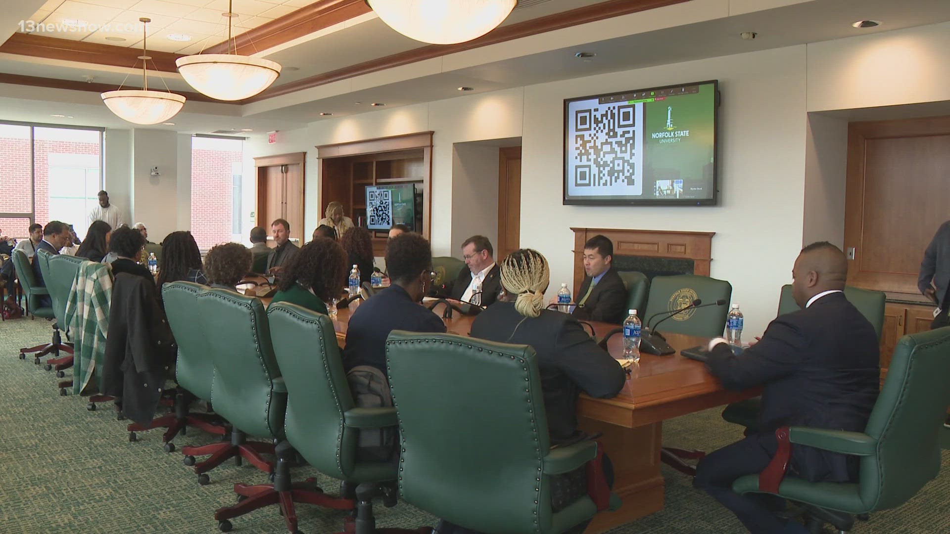 An effort to develop a more diverse and well-trained cyber workforce; National Cyber Director Harry Coker Jr hosted a roundtable discussion with NSU students.