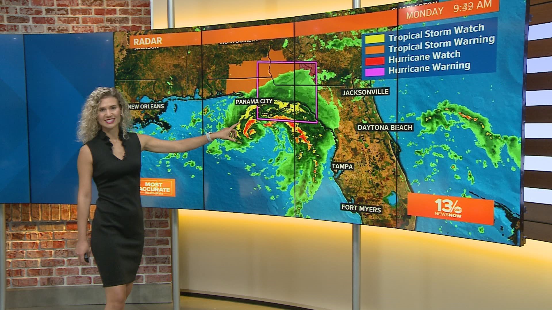 13News Now meteorologist Payton Domschke gives the latest update on Tropical Storm Fred as it nears landfall in the Florida Panhandle.