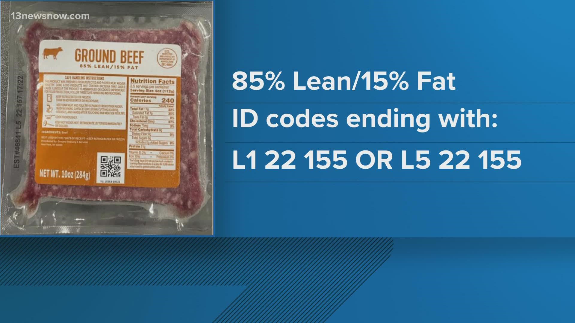 If you still have any of the beef shipped in July, you need to trash it. It could be contaminated with E. coli.