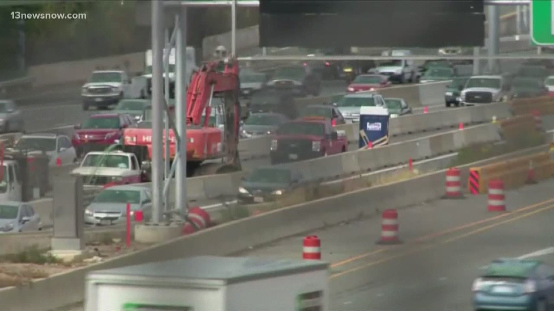 13News Now Megan Shinn hit the interstate to take a firsthand look at the traffic shifts on I-264 east to see what impacts it could have on drivers.