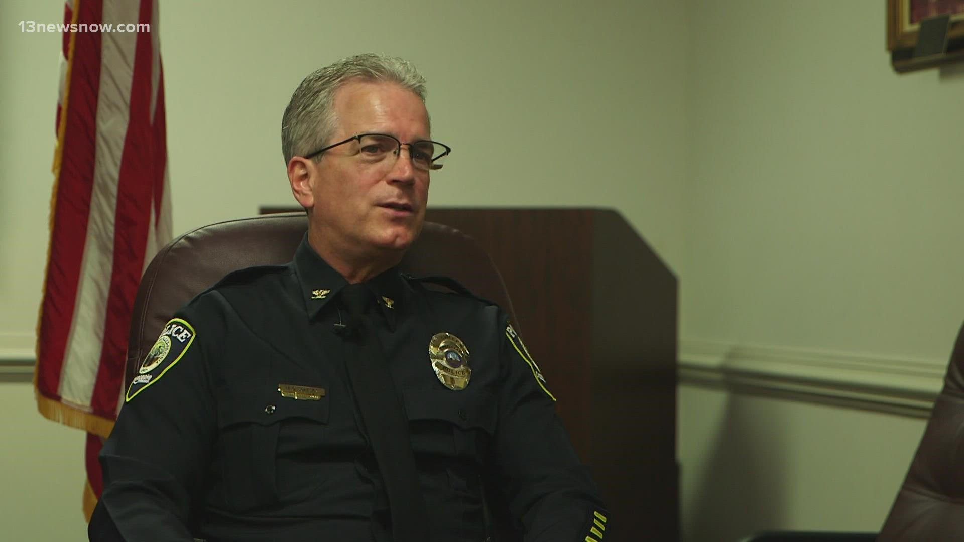 Exclusive: 13News Now sits down with Chesapeake's new chief of police ...