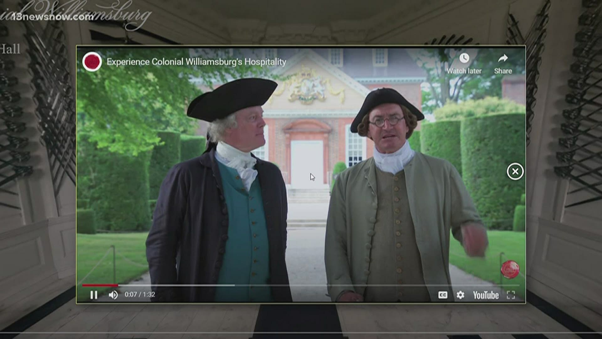 13News Now Connor Rhiel learned how Colonial Williamsburg is conducting virtual tours in the midst of COVID-19.