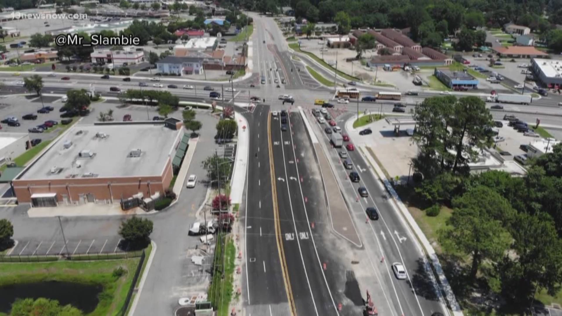 Indian River Road and Kempsville Road is the busiest intersection in the city according to officials. Drivers will soon be unable to make a left turn onto Kempsville Road from Indian River Road. The detours are set up as workers construct a new configuration for the intersection.