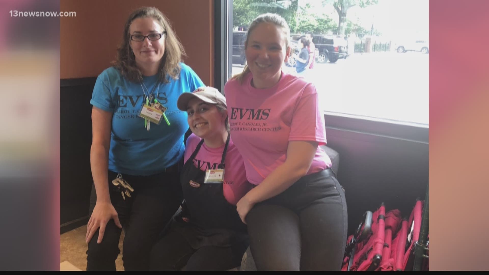 During the month of June, Jason's Deli customers will have an opportunity to round up their purchase to support cancer research at EVMS.