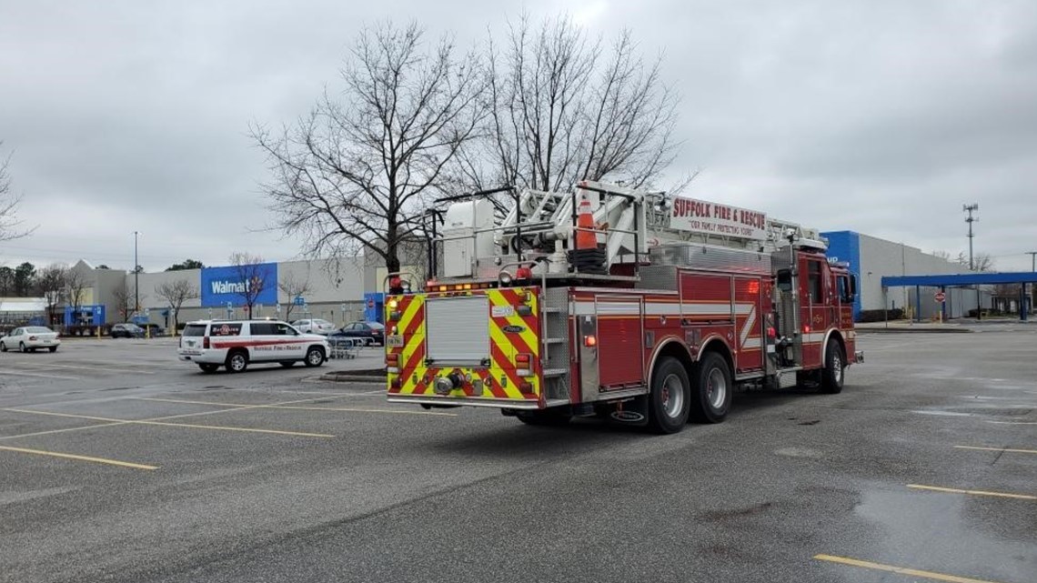 Walmart Supercenter in Suffolk reopens after car hits major gas line