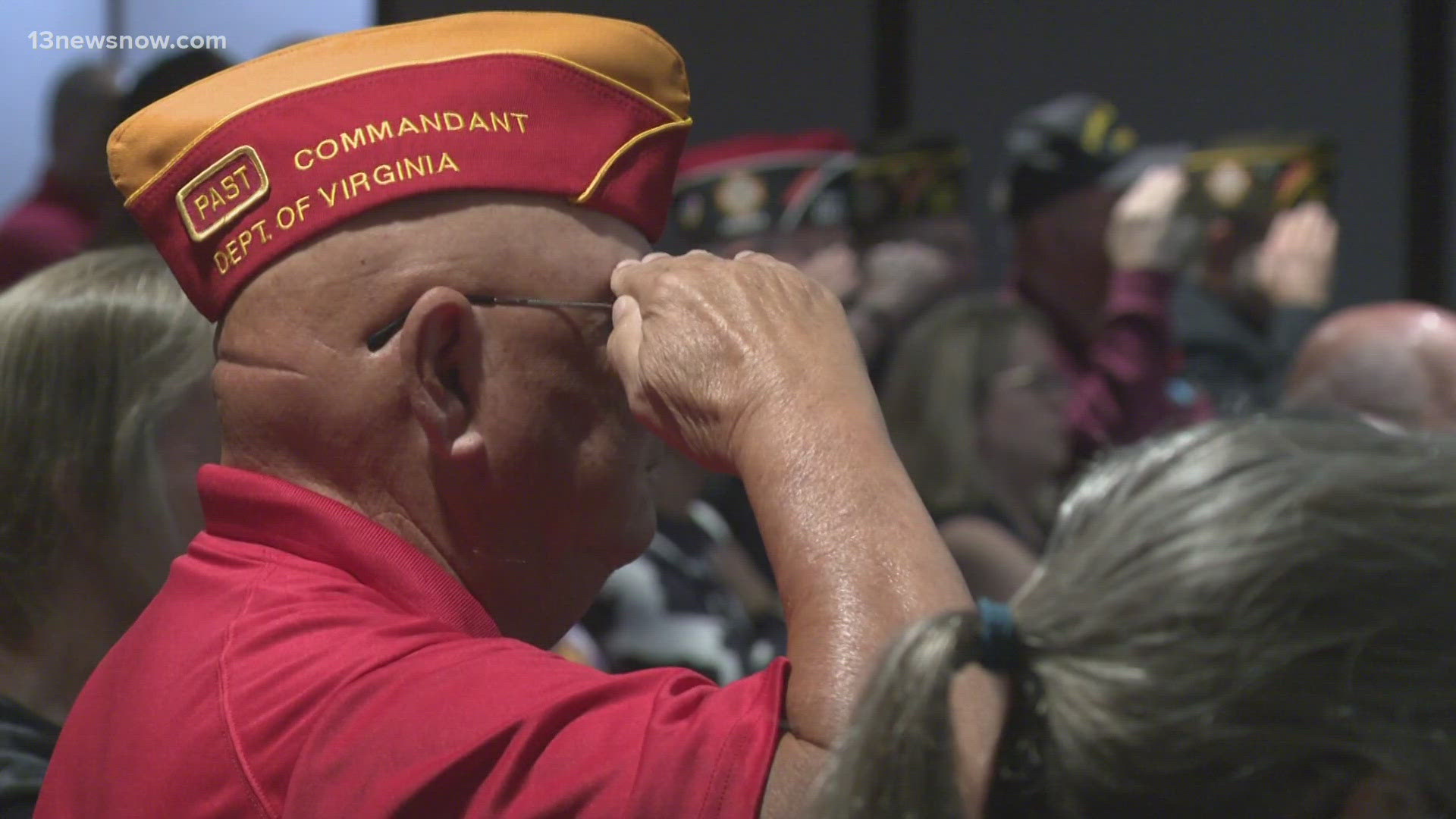 Veterans in Chesapeake were honored by the Mayor's Commission on Veterans Affairs at a Veterans Day Ceremony on Monday.