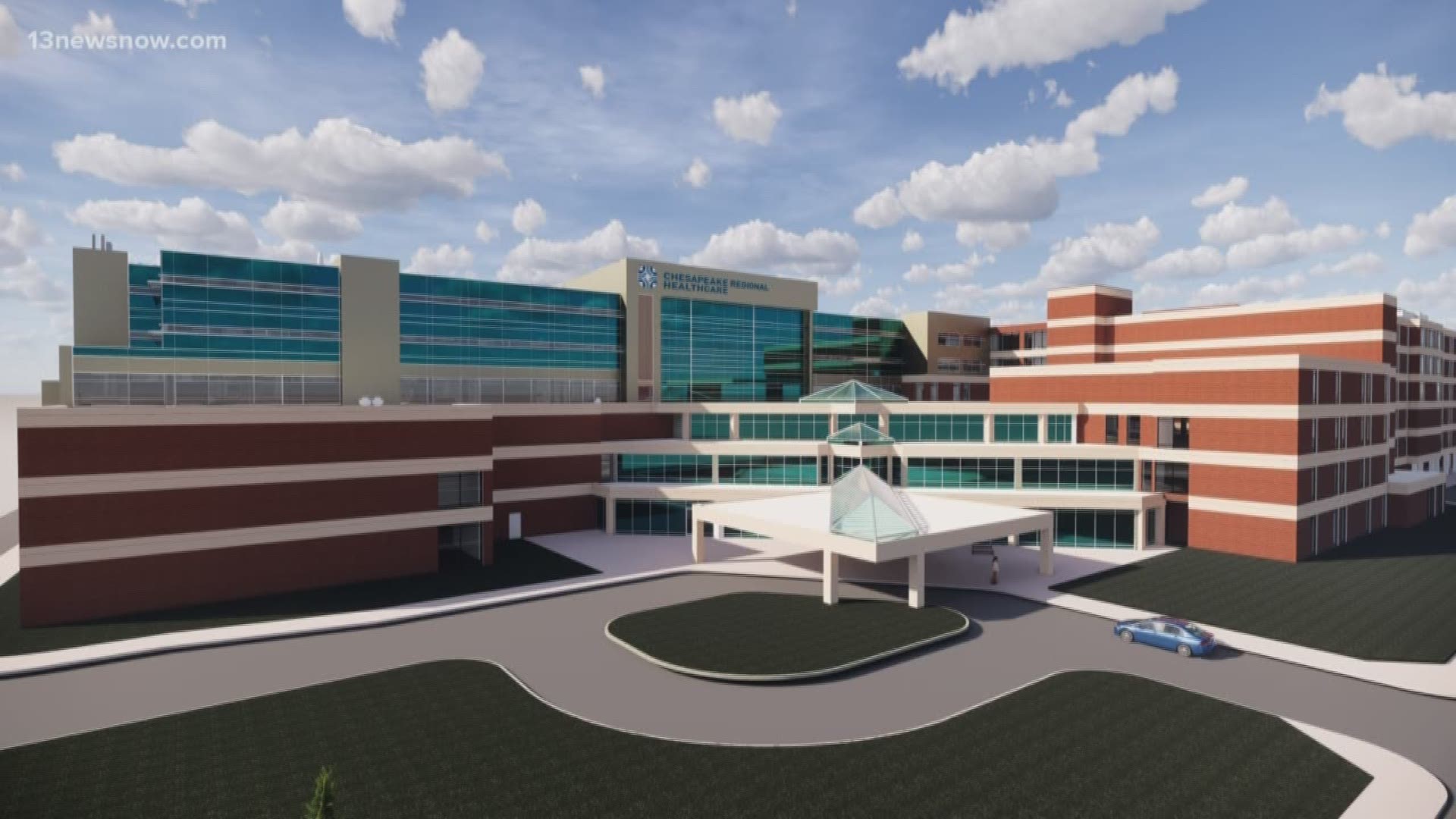 Chesapeake Regional Healthcare took a big step forward with a groundbreaking on a $85 million expansion project.