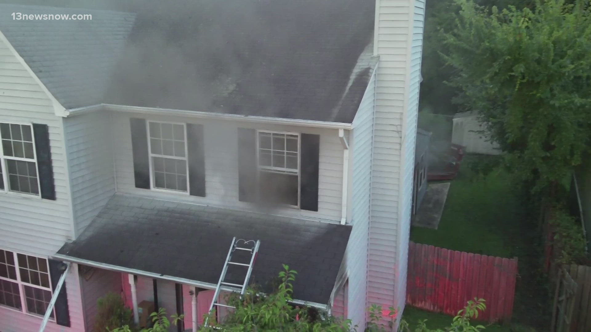 2 people are hurt after a fire broke out at a home on Big Boulder Dr in Virginia Beach. 3 people are without a home and the cause of the fire is under investigation.