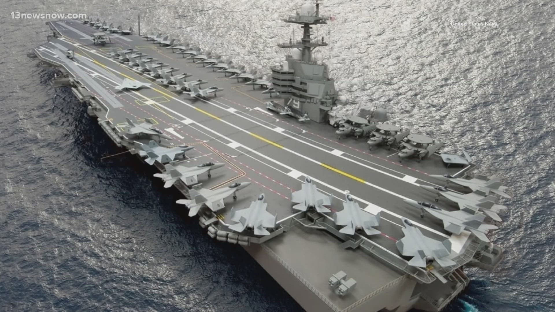 All 4 members of the Hampton Roads Congressional delegation are pushing to protect the Navy's Ford-class aircraft carriers, constructed at Newport News Shipbuilding.