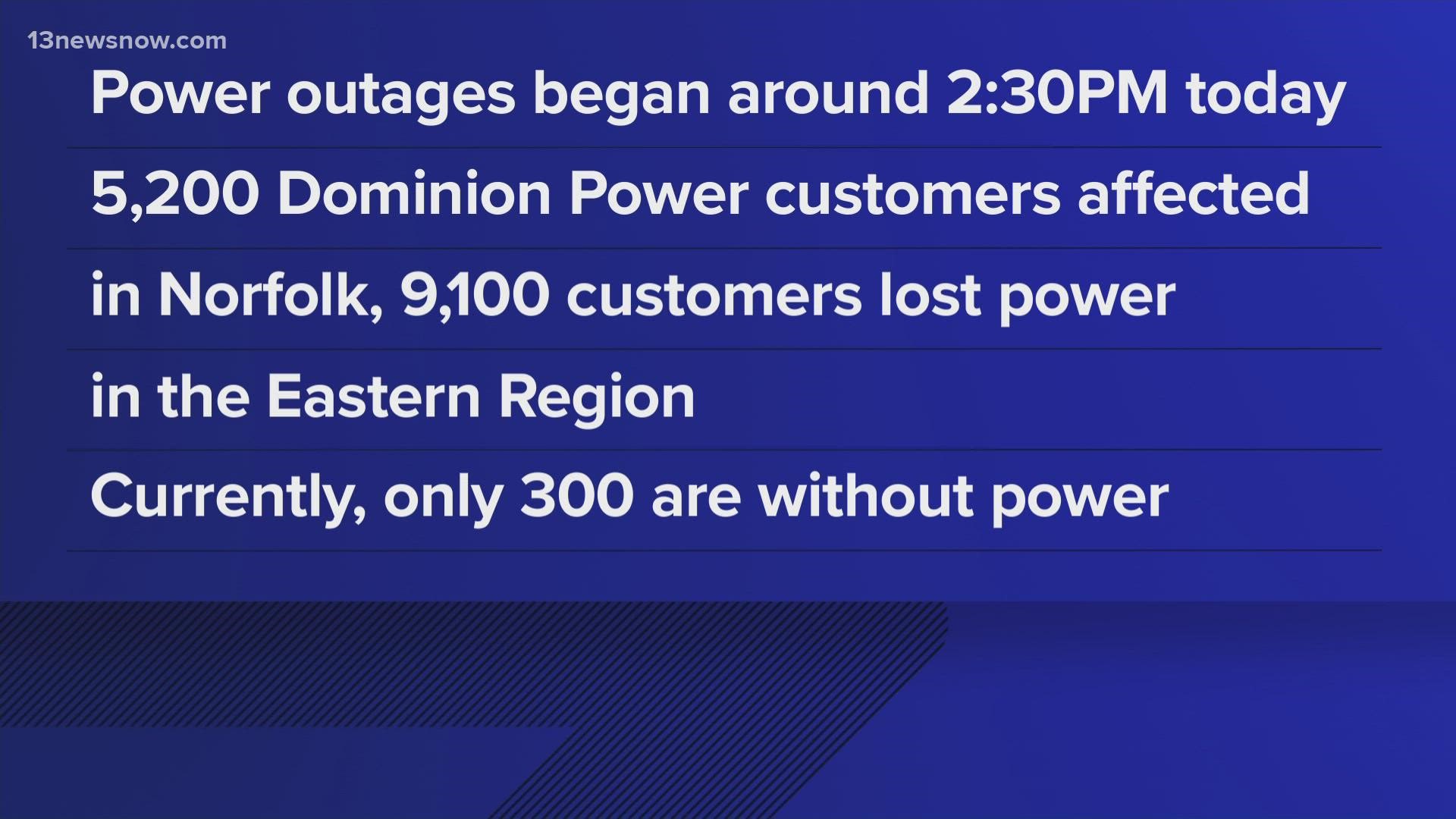 A look at power outages in Virginia