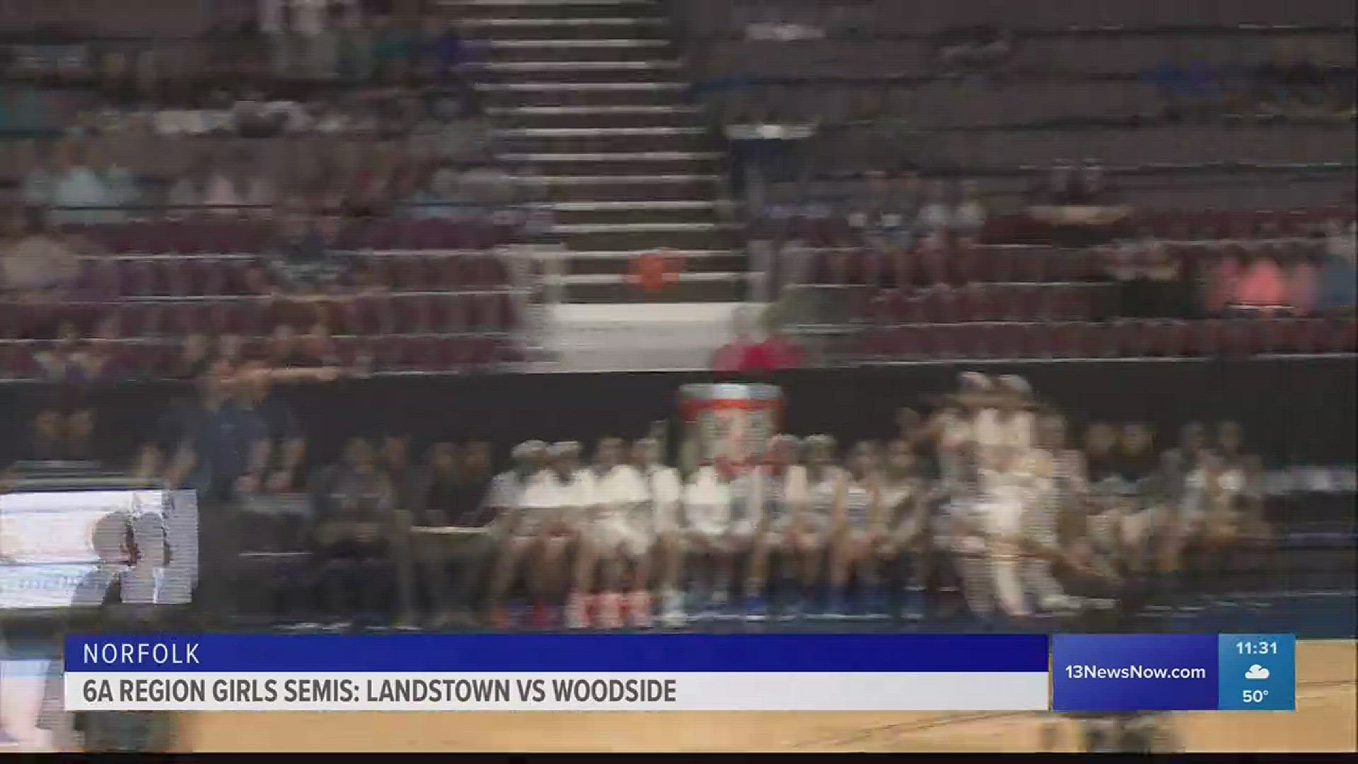 The Eagles had enough to beat Woodside 60-42. They'll qualified for their third straight state tournament berth. The Dolphins got 17 points from Kayla McMakin as they beat Grassfield 58-47.