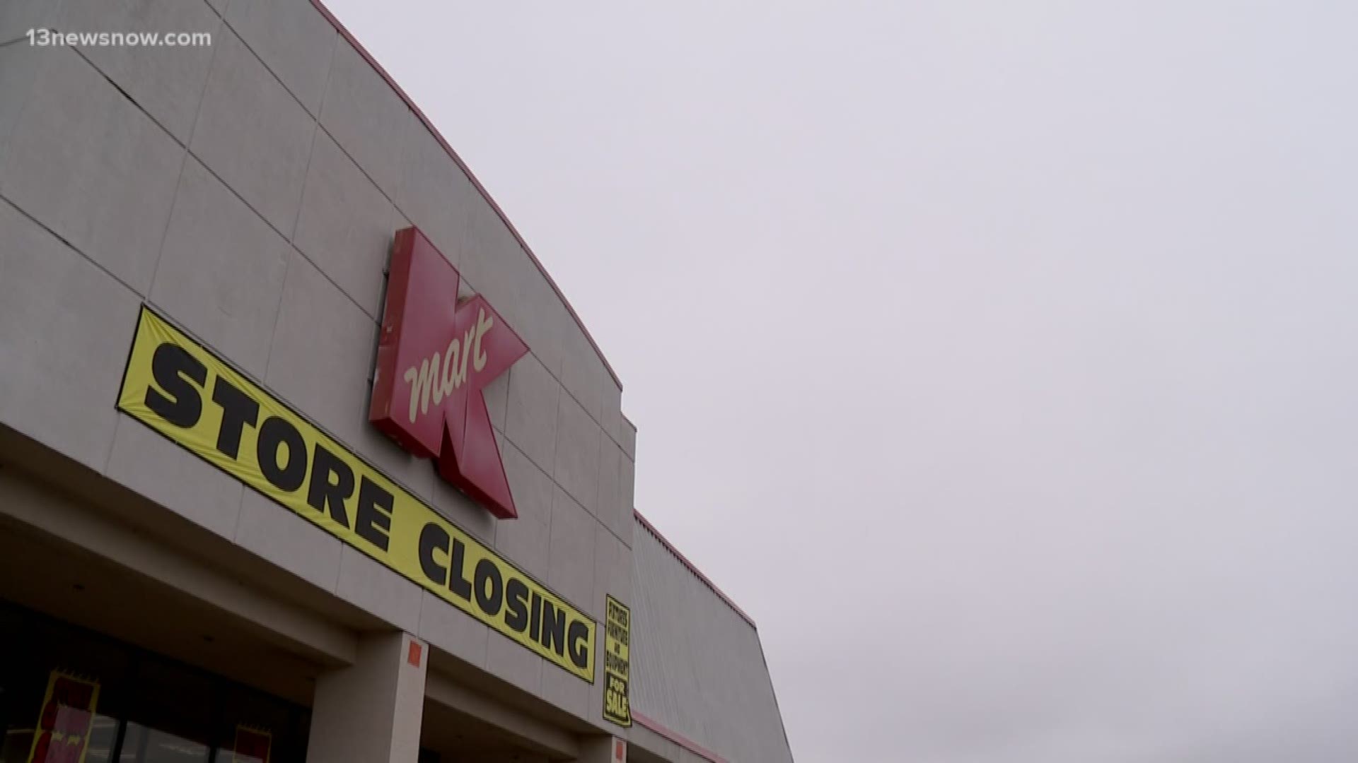 Another big box store is closing a number of stores around the U.S., including one in Hampton Roads. Kmart in Chesapeake is closing down.