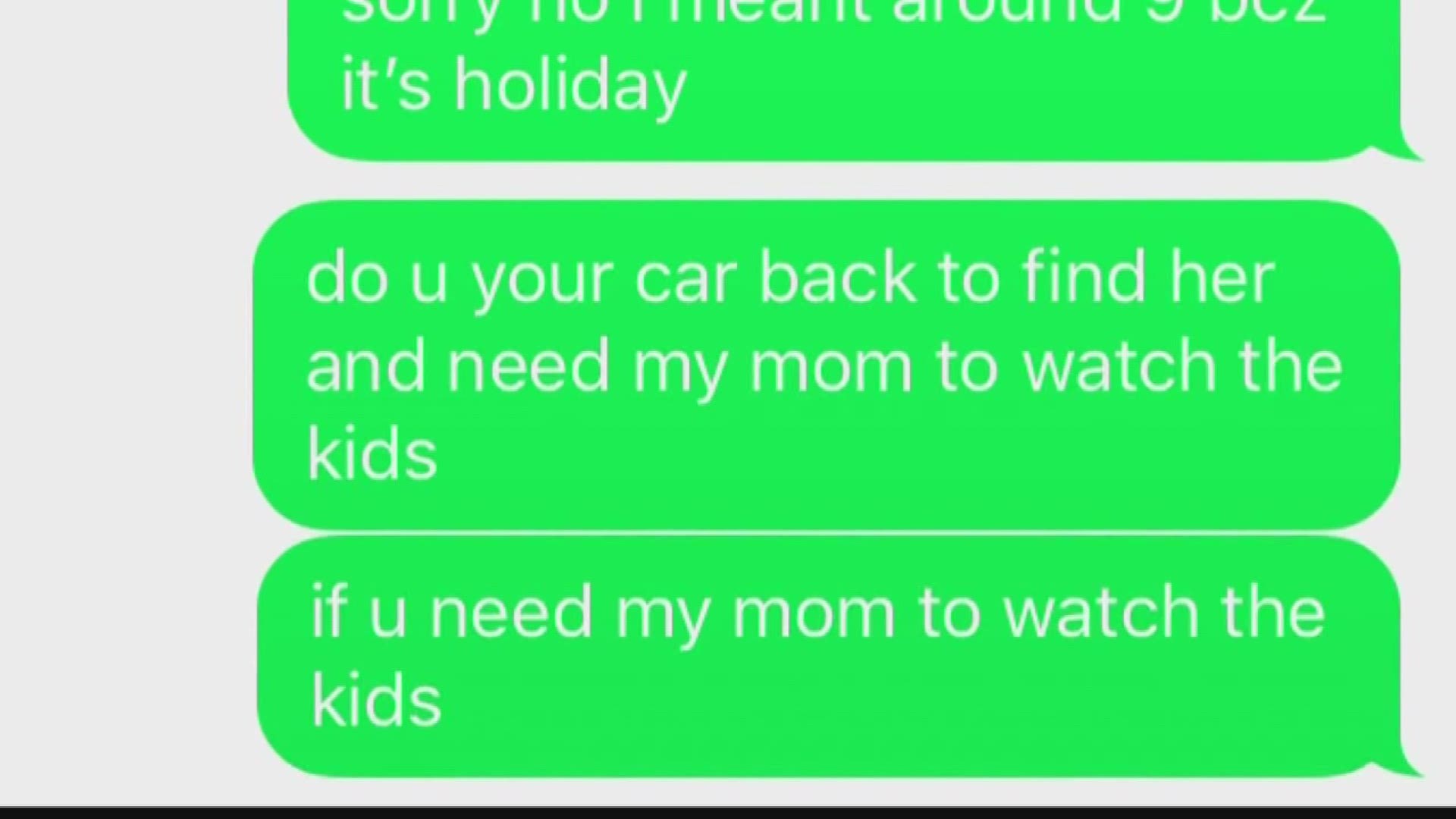 13News Now Chenue Her took a look at those messaged that were sent between Bellamy Gamboa's sister, Charisse, and the murder suspect, Lamont Johnson.