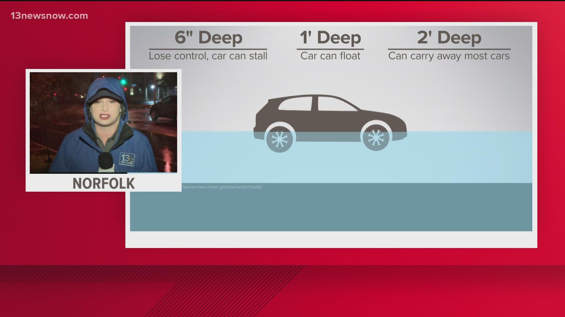 City emergencies declared over tidal flooding; Don't drive through