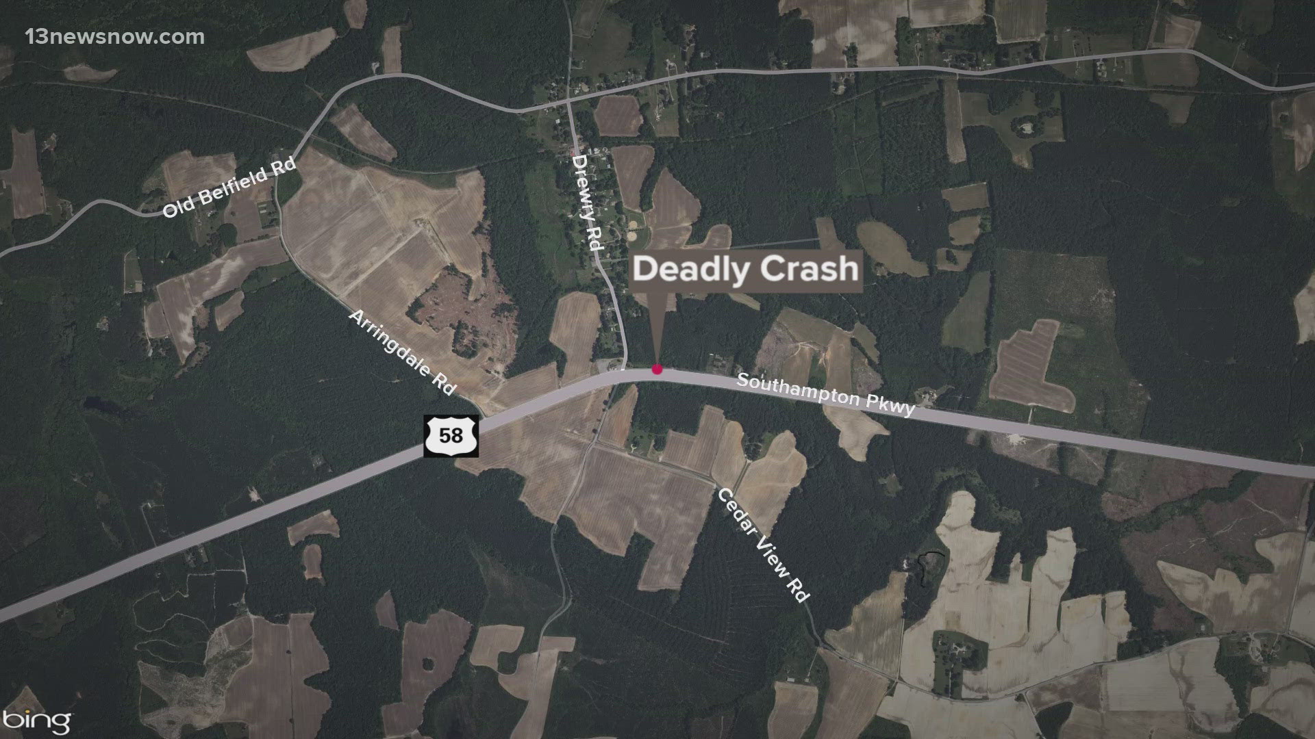 Both drivers of the tractor trailers were airlifted to the hospital, where one later died.