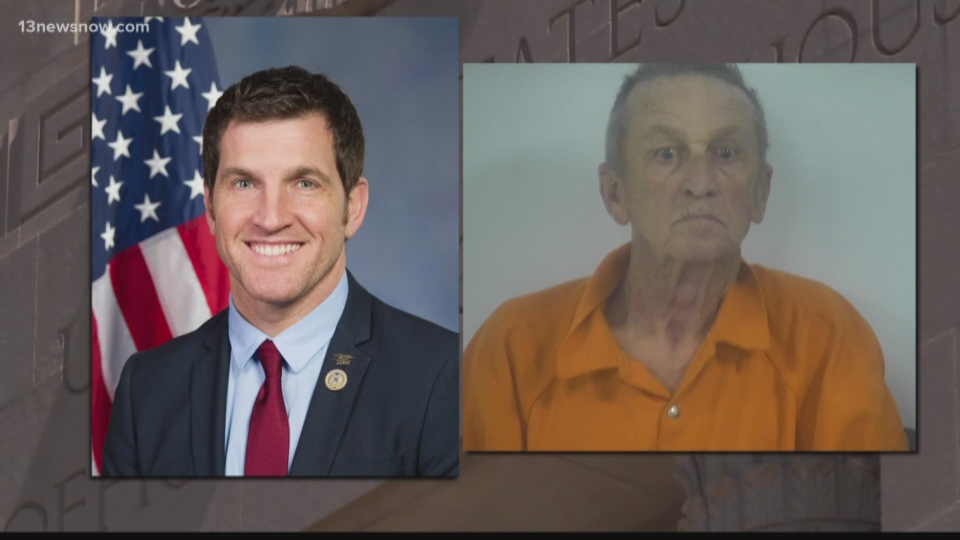 New information about the man accused of threatening to kill Congressman Scott Taylor.